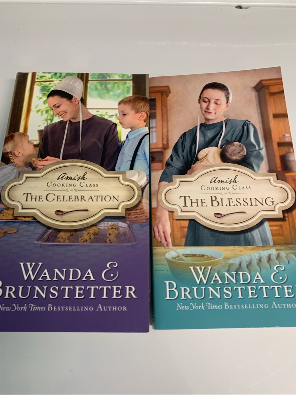 Amish cooking class book lot by Wanda e brunsetter lot of book 2 and 3 in series
